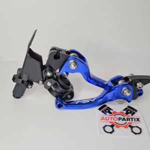 Handle ASV BIRU Handel Rem Lipat Universal KLX DT CRF YZ KX SE Motocross Cross Trail