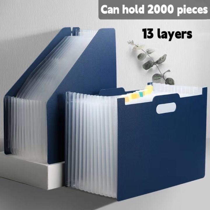 Desk Accordion File Folder A4 Document Organizer Multilayer Expanding