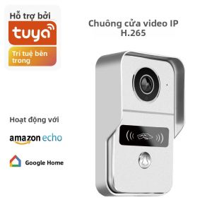 Tuya Smart WiFi Không Dây IP Video Camera Chuông Cửa 1080P HD An Ninh Gia Đình Với Điện Thoại Liên Lạc Nội Bộ Hoạt Động Với Alexa Echo