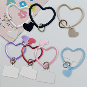 Fashion Anti Lost Love Keychain Mobile Phone Strap Ring Pendant Mobile Phone Bracelet Silicone Wristband Bracelet Accessories
