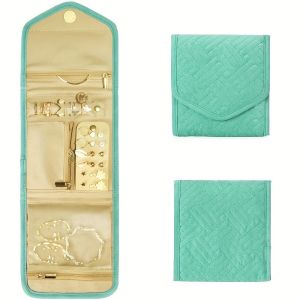 1pc Jewelry Bag Makeup Bag Foldable Jewelry Roll Waterproof Jewelry Storage Bag Travel Portable Jewelry Organizer Travel