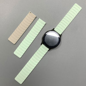 Magnetic Loop 20mm 22mm Silicone Strap For Samsung Galaxy Watch 7 6 5Pro 4 3/Gear S3/Active 2 Watchband For HUAWEI WATCH GT 6Pro
