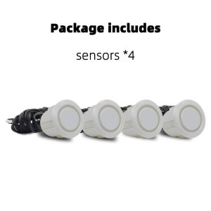 4 Cảm Biến Đỗ Xe 18mm Parktronic Đầu Dò Siêu Âm Màu Đen Đỏ Xanh Xám Bạc Nâu Vàng Dùng Cho Radar Lùi