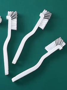 Bàn chải vệ sinh cốc trắng xám cán dài cọ vệ sinh nắp cốc gia dụng cọ vệ sinh hải sản tôm cua ghẹ