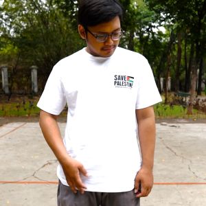 Desain Kaos Keren - Kaos Islami Palestina Is Not The Enemy Bahan Combed 20s Lembut dan Nyaman Standar Distro
