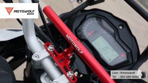 MOTOWOLF รับประกัน 1ปี รุ่น 3513 บาร์เสริมจับตุ๊กตาแฮนด์ ขายึดน็อต สำหรับึดกับตุ๊กตาแฮนด์