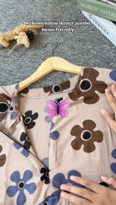 Daster Jumbo Rayon Chibi Bumil Busui & Resleting Depan