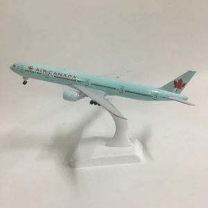 Decor Anniversary Aviation 20cm 1:400 Metal Aircraft Model Canada B777 Replica With Landing Gear Alloy Material Simulation Boy