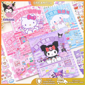 DREAMToy Mainan Buku Scene Sticker DIY & Bubble/3D Sticker Book