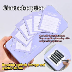 【Perfect Sunfeel】Single Layer Lash Extension Display Box Pallet Storage Box For Individual Suspended Magnetic Sheets Eyelash Protection Box