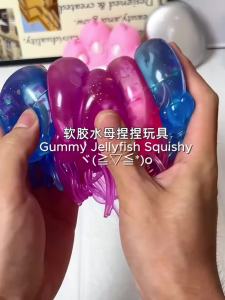 Hot Jellyfish Beach Water Play Outdoor Squeeze Toy Blind Box Simulated Jellyfish Stress Balls Relief Fidget Toy Gifts