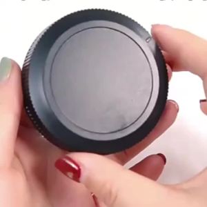 1/2sets Rear Lens Dust Cap RF + Front Camera Body Cover For Can&n EOS R RP EOSR Camera RF Mount Lenses Replace R-F-5