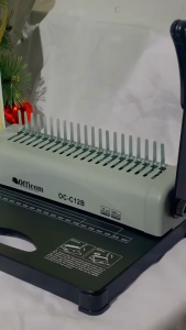 Comb Binding Machine School Office Home Binding Machine A4 Size 21 Hole Punched Sheets Binder