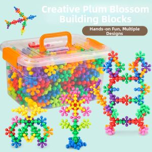 NAIFUNA | Educational 3D Snowflake Building Blocks Toy