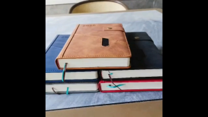 2026 Planner Leather Case Thick Paper Weekly Monthly Calendar with Buckle Lock A5 Notebook Office