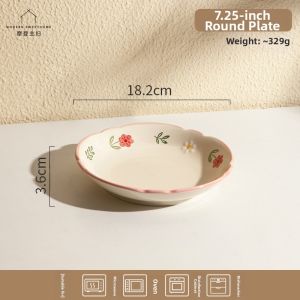 MODERN SWEETHOME | Underglaze Colored Deep Dinner Plate