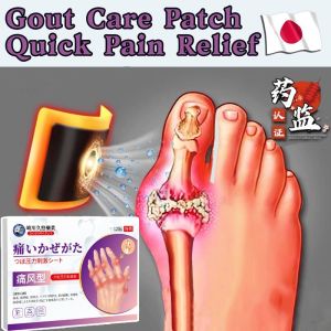 Japan Gout Medicine Pain Relief Patch arthritis joint pain 12PCS/BOX mild external health care patch Effective treatment for joint pain and swelling
