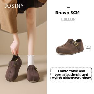 Josiny | Insulated Thick Sole Height Increasing Womens Birkenstocks