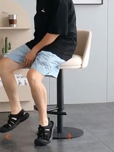 Bar stool high chair High-quality leather cushions Chair lifts Upgraded bar stool