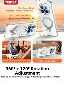 Tridea | Cooling Magnetic Stand Phone Case Matte Full Enclosure Drop Resistance