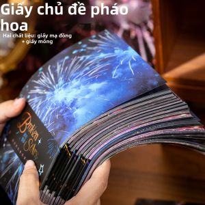 Yuxian | Giấy Dán Nền Chủ Đề Pháo Hoa Cho Trang Trí DIY