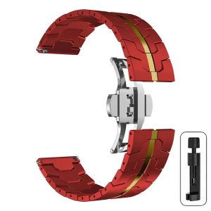 Vòng Đeo Tay Kinh Doanh Bằng Kim Loại Huawei Watch GT Band 20mm/22mm Tương Thích Với Dây Đeo Đồng Hồ Thông Minh GT 5/4 GT2e GT5Pro GT3 42mm 46mm