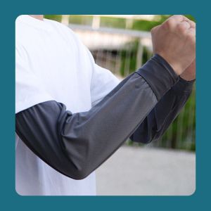 มอเตอร์ไซด์การขี่จักรยานขับรถเนื้อผ้าเย็นสำหรับผู้ชายดีไซน์ใหม่ปลอกแขนระบายความร้อนด้วยรังสียูวีป้องกันถุงมือปั่นจักรยานขับรถขับขี่ขับขี่ขับขี่สำหรับฤดูร้อนกันแดดการเดินป่าการป้องกันแสงแดด