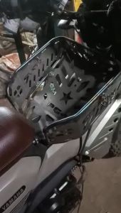 Rổ baga giữa xe PG 01 Yamaha bằng nhôm và giá full phụ kiện