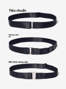 Thắt Lưng Chống Trượt Cho Nam Thắt Lưng Cố Định Eo Thắt Lưng Co Giãn Vô Hình Thắt Lưng Thắt Áo Thắt Lưng Bằng Vải Canvas Có Khóa Hợp Kim