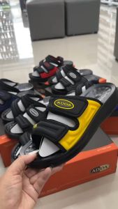 S รองเท้าแตะแบบสวมแอดด้า ADDA รุ่น 7MA03 ไซส์ 39-43 ลดจากราคาป้าย 385  สี เหลือง แดง น้ำเงิน ดำ กรม เทา