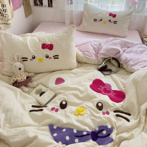 Bộ Đồ Giường Trẻ Em A-Class Bốn Mảnh Bộ Đồ Giường Mùa Đông Bộ Đồ Giường Ba Mảnh Cho Ký Túc Xá Sinh Viên Đồ Dùng Giường Ngủ Chất Lượng Cao