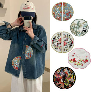 National Style New Arrival Ethnic Style New Chinese Style Trendy Dragon Embroidered Cloth Stickers Clothing Decoration Embroidery Hole Patch Patch