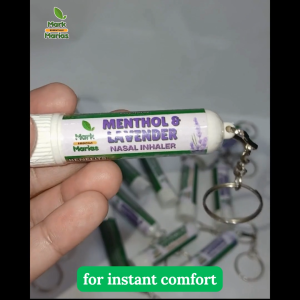 Mark and Marias Nasal Inhaler Buy1 Take1 | Eucalyptus Peppermint | Menthol Lavender Aromatherapy Nasal Stick | Refreshing Pocket Inhaler | Original Herbal Inhaler | Portable Nasal Stick | Daily Aromatherapy | Easy Carry Travel Inhaler | Home & Travel Use