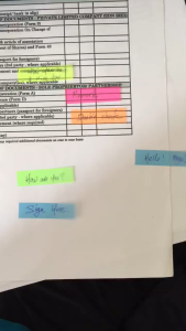 SOEZ PET Stick Notes Tab Neon Fluorescent Arrow Sticker Transparent Bookmark Memo Sticky Checklist