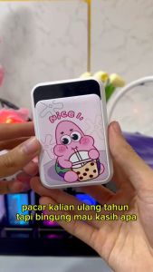 WANKEI LENTIVEN Powerbank 20000 mAh Cute Mini Kartun Screen Digital Display