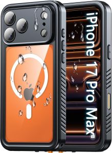 for iPhone Air Waterproof Case [Fit for MagSafe] Built-in Screen Protector & Lens Protector 360° Full Body Rugged Shockproof Dustproof IP68 Underwater Phone Case for iPhone 17 Pro Max CaseiPhone 17 CaseiPhone 17 Pro Case