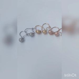ANTING TITANIUM WANITA BOLA PASIR EARING FASHION AKSESORIS TERMURAH ANTI KARAT