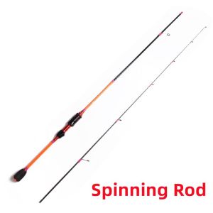 Mavllos FOCOSO Ultra Light Bass Fishing Rod with Solid UL Tip Fast Action 1.95m 0.8-6g BassSardine Carp Spinning Casting Rod