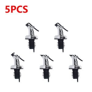 1-20PCS Oil Bottle Stopper Lock Plug Seal Leak-proof Nozzle Sprayer Oil Bottle Stopper Cap Liquor Dispenser Wine Pourer Gadgets