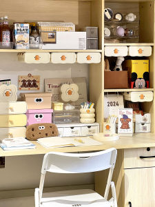 Dormitory Desktop Renovation Expanded Handy Gadget Girls Station Desk Layout Handy Gadget Good Things Storage Box Storage Rack Ins