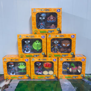 Đồ Chơi Mới Iron Barrel Roadblock Rock Zombie Clown Pea Vine Đồ Chơi Mô Phỏng Đồ Chơi Giả Vờ Đồ Chơi Cho Trẻ Em Đồ Chơi