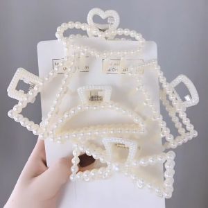 JEPITAN RAMBUT MOTIF MUTIARA MODEL KOREA JEPIT RAMBUT LUCU JEDAI MUTIARA 8CM