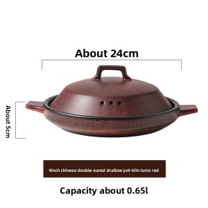 SHUDUODUN | Heat-Resistant Ceramic Pot for Home Gas Use