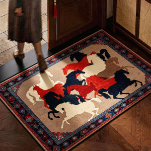 ZHIXIAO | Anti-slip New Chinese Style Carpet with Free Cutting Option