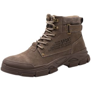 DINGGU | Steel Toe Safety Work Boots For Men Anti-Smash Anti-Puncture Breathable