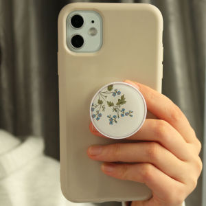 Original Mobile Phone Airbag Stand Silicone Drip Glue Simple Retractable New Chinese Style Ring Holder for Smartphones