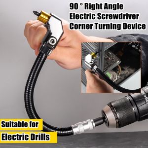 90/105 Degree Angle Electric Corner Turner Electric Screwdriver Hardware Tool Accessories Elbow Universa Flexible Shaft