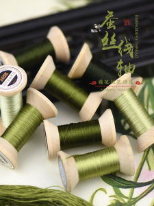 Pure Natural Mulberry Silk Thread Spool for Embroidery Suzhou Embroidery Special Handmade Stitching Art Home Fabric Crafts