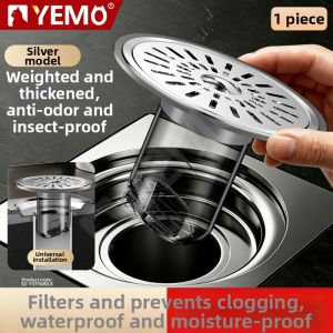 YEMO | Pest and Odor Blocking Hair Filter Drain Core