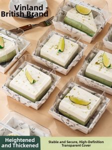 zber | Packing Box for Sliced and Elevated Desserts 4 Inch